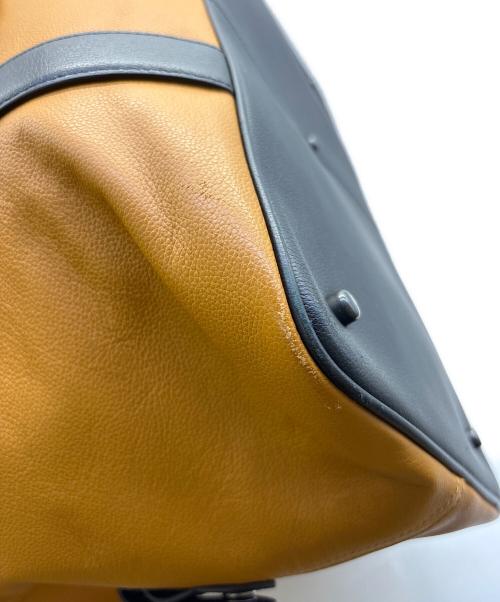 COACH（コーチ）COACH (コーチ) ボストンバッグ ブラック×ブラウンの古着・服飾アイテム