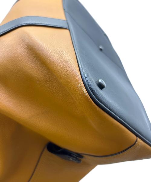 COACH（コーチ）COACH (コーチ) ボストンバッグ ブラック×ブラウンの古着・服飾アイテム