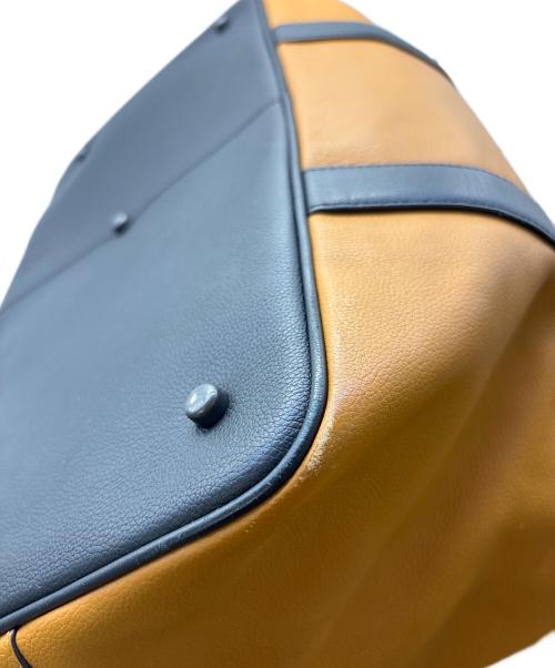 COACH（コーチ）COACH (コーチ) ボストンバッグ ブラック×ブラウンの古着・服飾アイテム