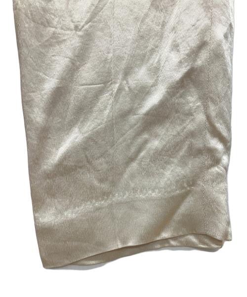 Gypsohila（ジプソフィア）Gypsohila (ジプソフィア) スラックス ゴールド サイズ:34の古着・服飾アイテム