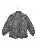 YORIヨリ）の古着「長袖ブラウス」｜ブラック