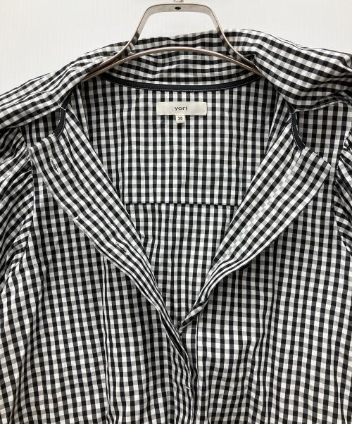 YORI（ヨリ）YORI (ヨリ) 長袖ブラウス ブラック サイズ:36の古着・服飾アイテム