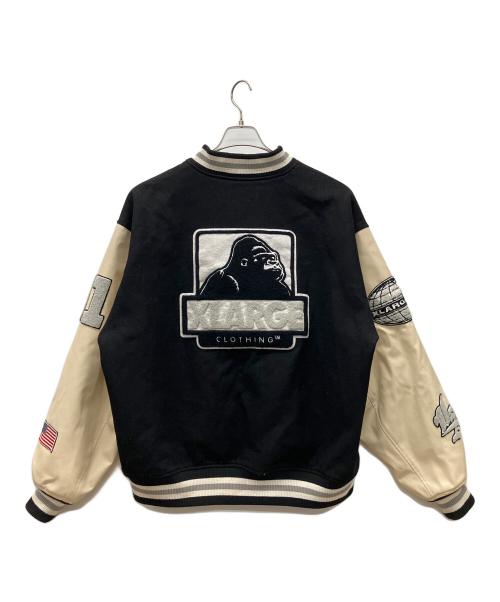 X-LARGE（エクストララージ）X-LARGE (エクストララージ) スタジャン ブラック×アイボリー サイズ:XLの古着・服飾アイテム