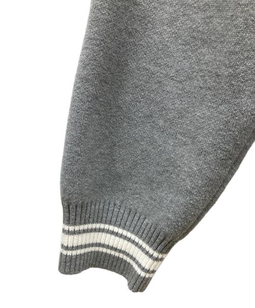 Calvin Klein Jeans（カルバンクラインジーンズ）Calvin Klein Jeans (カルバンクラインジーンズ) 厚手カーディガン グレー サイズ:Ｌの古着・服飾アイテム