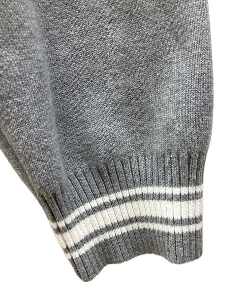Calvin Klein Jeans（カルバンクラインジーンズ）Calvin Klein Jeans (カルバンクラインジーンズ) 厚手カーディガン グレー サイズ:Ｌの古着・服飾アイテム