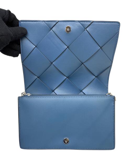 MICHAEL KORS（マイケルコース）MICHAEL KORS (マイケルコース) チェーンショルダーバッグ ブルーの古着・服飾アイテム