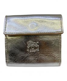 IL BISONTE（イル ビゾンテ）の古着「2つ折り財布」｜シルバー