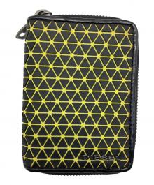 DIESEL（ディーゼル）の古着「ラウンドファスナー財布」｜ブラック×イエロー