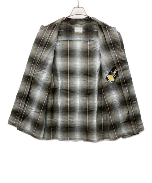 TOWN CRAFT（タウンクラフト）TOWN CRAFT (タウンクラフト) 60S OPEN COLLAR SHIRT グレー サイズ:LARGEの古着・服飾アイテム