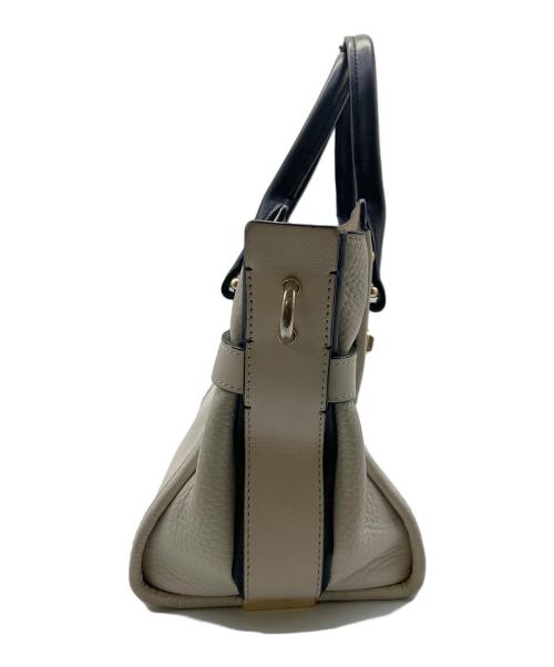 COACH（コーチ）COACH (コーチ) ハンドバッグ アイボリー×ブラックの古着・服飾アイテム