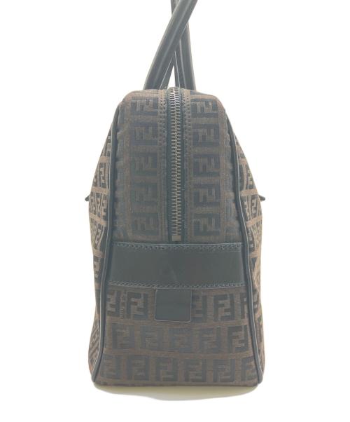FENDI（フェンディ）FENDI (フェンディ) ハンドバッグ ブラウン×ブラックの古着・服飾アイテム
