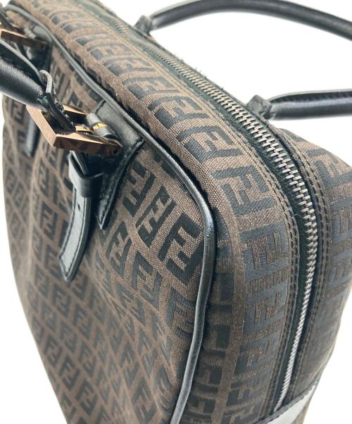 FENDI（フェンディ）FENDI (フェンディ) ハンドバッグ ブラウン×ブラックの古着・服飾アイテム