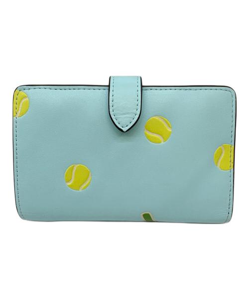 Kate Spade（ケイトスペード）Kate Spade (ケイトスペード) 2つ折り財布 スカイブルーの古着・服飾アイテム