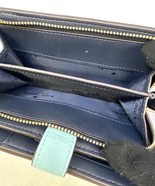 Kate Spade（ケイトスペード）Kate Spade (ケイトスペード) 2つ折り財布 スカイブルーの古着・服飾アイテム