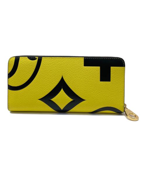 CASTELBAJAC（カステルバジャック）CASTELBAJAC (カステルバジャック) 長財布 イエロー×ブラックの古着・服飾アイテム