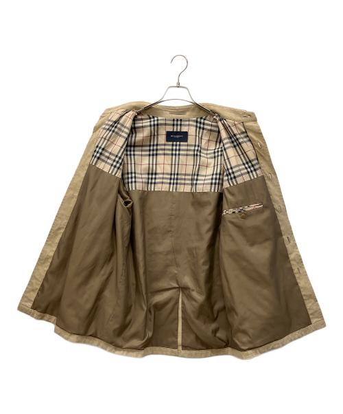 BURBERRY LONDON（バーバリーロンドン）BURBERRY LONDON (バーバリーロンドン) フェイクレザージャケット ベージュ サイズ:Lの古着・服飾アイテム