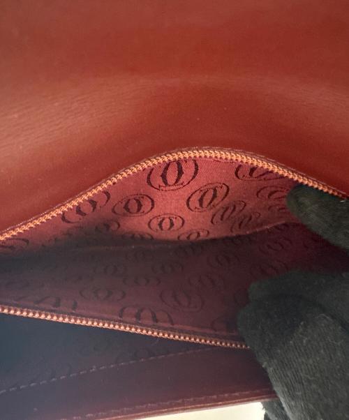 Cartier（カルティエ）Cartier (カルティエ) ショルダーバッグ ブラウンの古着・服飾アイテム