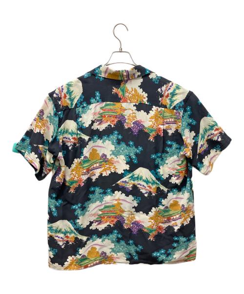 Sun Surf（サンサーフ）Sun Surf (サンサーフ) アロハシャツ グレー×ブルー サイズ:Lの古着・服飾アイテム