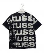 stussyステューシー）の古着「半袖カットソー」｜ホワイト×ブラック