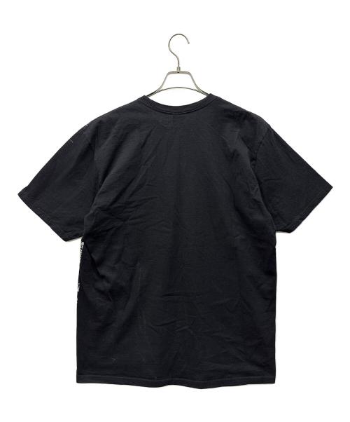 stussy（ステューシー）stussy (ステューシー) 半袖カットソー ホワイト×ブラック サイズ:Lの古着・服飾アイテム