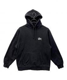 stussy（ステューシー）の古着「ロゴフーディ」｜ブラック