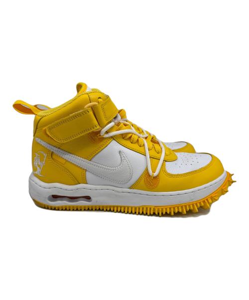 NIKE（ナイキ）NIKE (ナイキ) OFFWHITE (オフホワイト) ハイカットスニーカー ホワイト×イエロー サイズ:27.5の古着・服飾アイテム