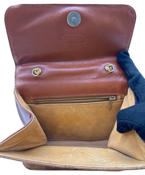 MCM（エムシーエム）MCM (エムシーエム) 2WAYミニバッグ ブラウンの古着・服飾アイテム