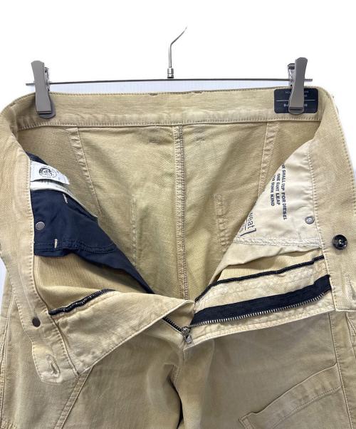 DIESEL（ディーゼル）DIESEL (ディーゼル) デニムパンツ ベージュ サイズ:76(W30)の古着・服飾アイテム