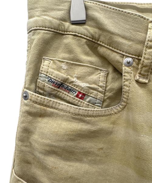 DIESEL（ディーゼル）DIESEL (ディーゼル) デニムパンツ ベージュ サイズ:76(W30)の古着・服飾アイテム