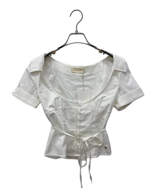 ANDMARY（アンドマリー）ANDMARY (アンドマリー) セットアップ ホワイト×ブラウン サイズ:Fの古着・服飾アイテム