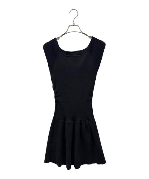 ANDMARY（アンドマリー）ANDMARY (アンドマリー) 半袖ワンピース ブラック サイズ:Fの古着・服飾アイテム