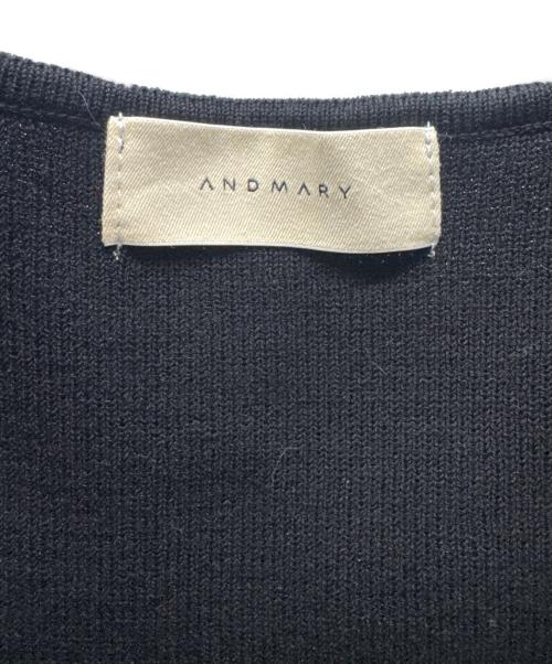 ANDMARY（アンドマリー）ANDMARY (アンドマリー) 半袖ワンピース ブラック サイズ:Fの古着・服飾アイテム