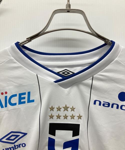 UMBRO（アンブロ）UMBRO (アンブロ) 長袖カットソー ブルー×ホワイト サイズ:XA-XBの古着・服飾アイテム