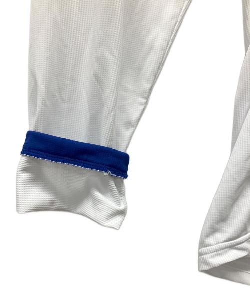 UMBRO（アンブロ）UMBRO (アンブロ) 長袖カットソー ブルー×ホワイト サイズ:XA-XBの古着・服飾アイテム