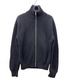 MM6 Maison Margiela（エムエムシックスメゾンマルジェラ）の古着「ドライバーズニット」｜ブラック