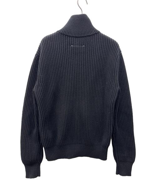 MM6 Maison Margiela（エムエムシックスメゾンマルジェラ）MM6 Maison Margiela (エムエムシックスメゾンマルジェラ) ドライバーズニット ブラック サイズ:ＸＸＳの古着・服飾アイテム