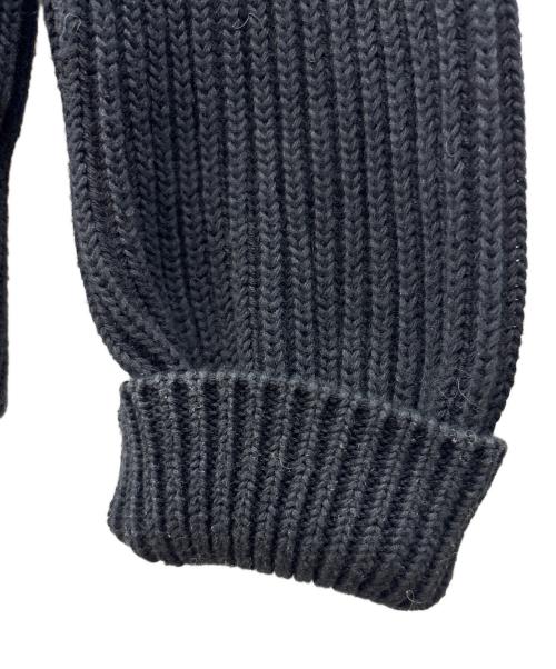 MM6 Maison Margiela（エムエムシックスメゾンマルジェラ）MM6 Maison Margiela (エムエムシックスメゾンマルジェラ) ドライバーズニット ブラック サイズ:ＸＸＳの古着・服飾アイテム