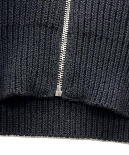 MM6 Maison Margiela（エムエムシックスメゾンマルジェラ）MM6 Maison Margiela (エムエムシックスメゾンマルジェラ) ドライバーズニット ブラック サイズ:ＸＸＳの古着・服飾アイテム