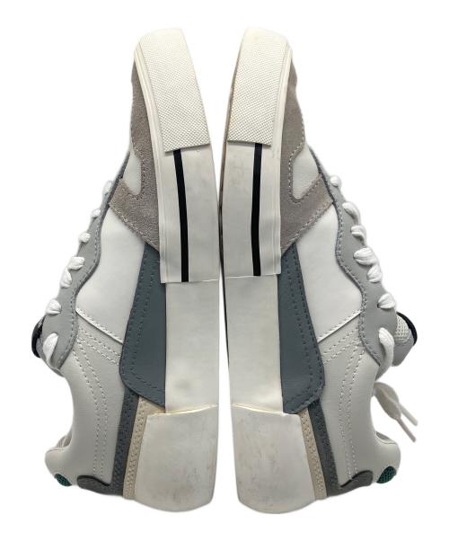 DIESEL（ディーゼル）DIESEL (ディーゼル) スニーカー ホワイト×グレー サイズ:26.5cmの古着・服飾アイテム