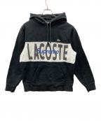 SUPREME×LACOSTEシュプリーム×ラコステ）の古着「パーカー」｜ブラック