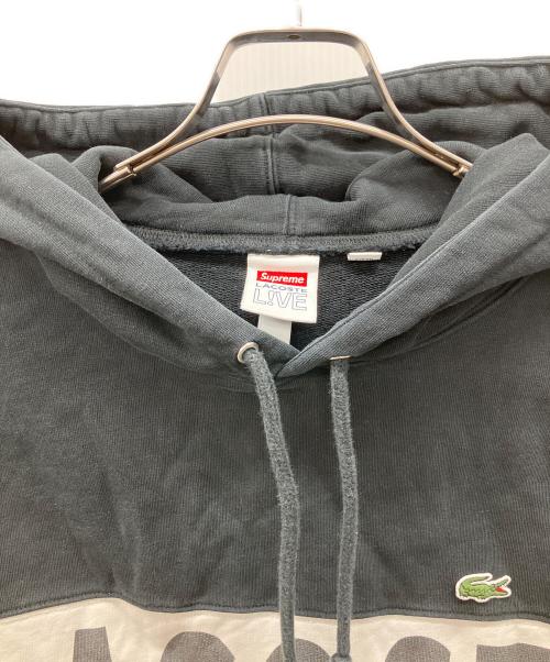 SUPREME（シュプリーム）SUPREME (シュプリーム) LACOSTE (ラコステ) パーカー ブラック サイズ:M　　　　　　　　の古着・服飾アイテム