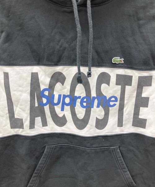 SUPREME（シュプリーム）SUPREME (シュプリーム) LACOSTE (ラコステ) パーカー ブラック サイズ:M　　　　　　　　の古着・服飾アイテム