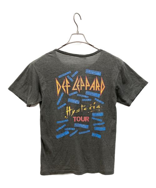 DEF LEPPARD（ビンテージ デフレパード）DEF LEPPARD (ビンテージ デフレパード) バンドTシャツ グレー サイズ:Lの古着・服飾アイテム