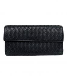 BOTTEGA VENETA（ボッテガベネタ）の古着「長財布」｜ブラック