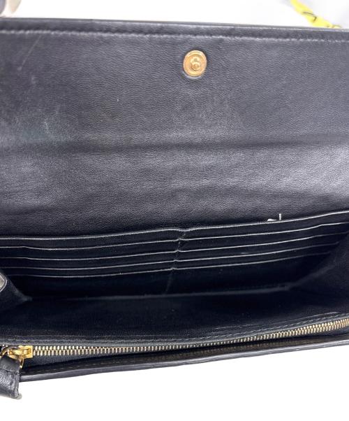 BOTTEGA VENETA（ボッテガベネタ）BOTTEGA VENETA (ボッテガベネタ) 長財布 ブラックの古着・服飾アイテム