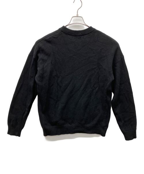maison kitsune（メゾンキツネ）maison kitsune (メゾンキツネ) 厚手ニット ブラック サイズ:M　　　　　　　　の古着・服飾アイテム