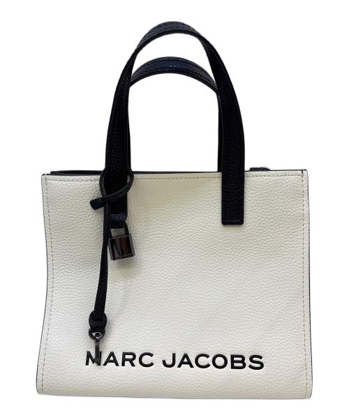 MARC JACOBS（マークジェイコブス）MARC JACOBS (マークジェイコブス) 2WAYバッグ ホワイト×ブラックの古着・服飾アイテム