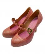 Vivienne Westwood ANGLOMANIA×melissaヴィヴィアンウエストウッドアングロマニア×メリッサ）の古着「ヒールパンプス」｜ピンク