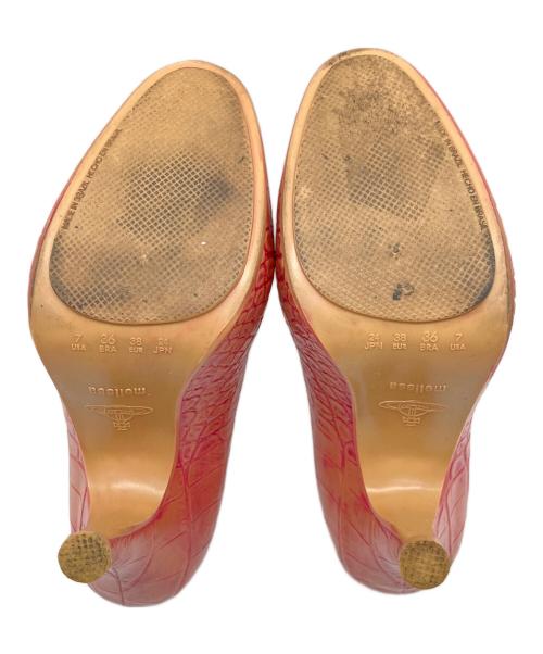 Vivienne Westwood ANGLOMANIA（ヴィヴィアンウエストウッドアングロマニア）Vivienne Westwood ANGLOMANIA (ヴィヴィアンウエストウッドアングロマニア) melissa (メリッサ) ヒールパンプス ピンク サイズ:24の古着・服飾アイテム