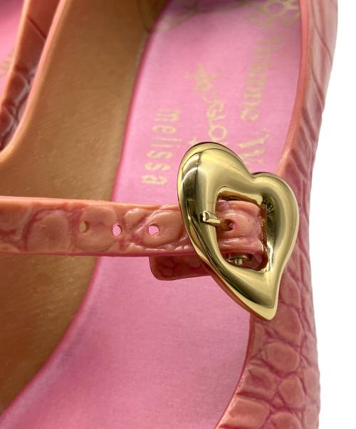 Vivienne Westwood ANGLOMANIA（ヴィヴィアンウエストウッドアングロマニア）Vivienne Westwood ANGLOMANIA (ヴィヴィアンウエストウッドアングロマニア) melissa (メリッサ) ヒールパンプス ピンク サイズ:24の古着・服飾アイテム